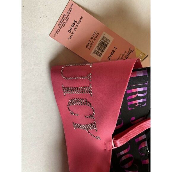 Juicy Couture Bra 2 Pack Sz 34C SEXY Push Up - Picture 8 of 9
